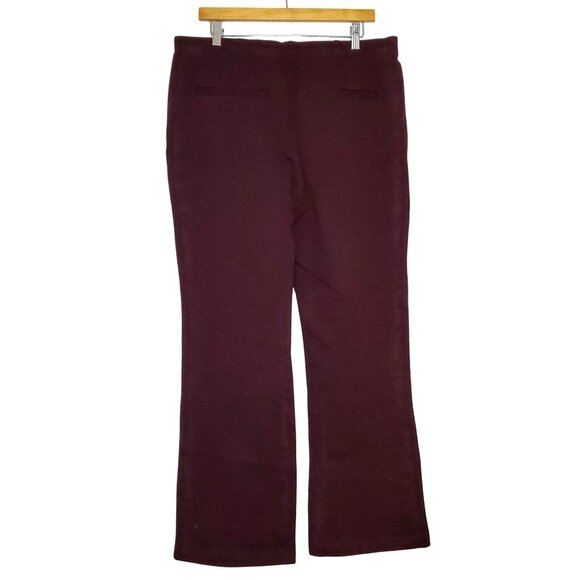 Time And Tru Womens Burgundy Stretch Pull-On Pants XXL 20 Rayon Blend - Picture 2 of 7